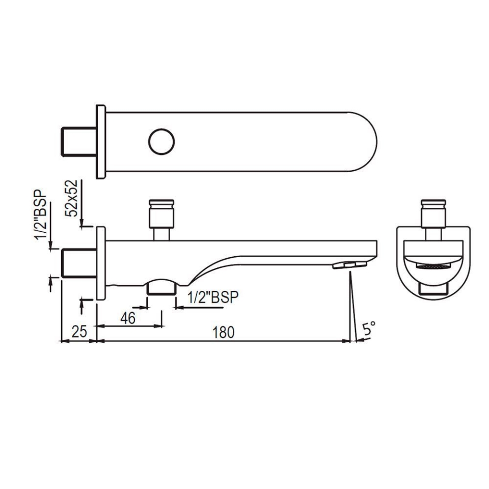 Picture of Ornamix Prime Bath Spout