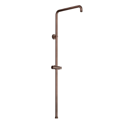 Picture of Exposed Shower Pipe with Hand Shower Holder, L-Type - Antique Copper