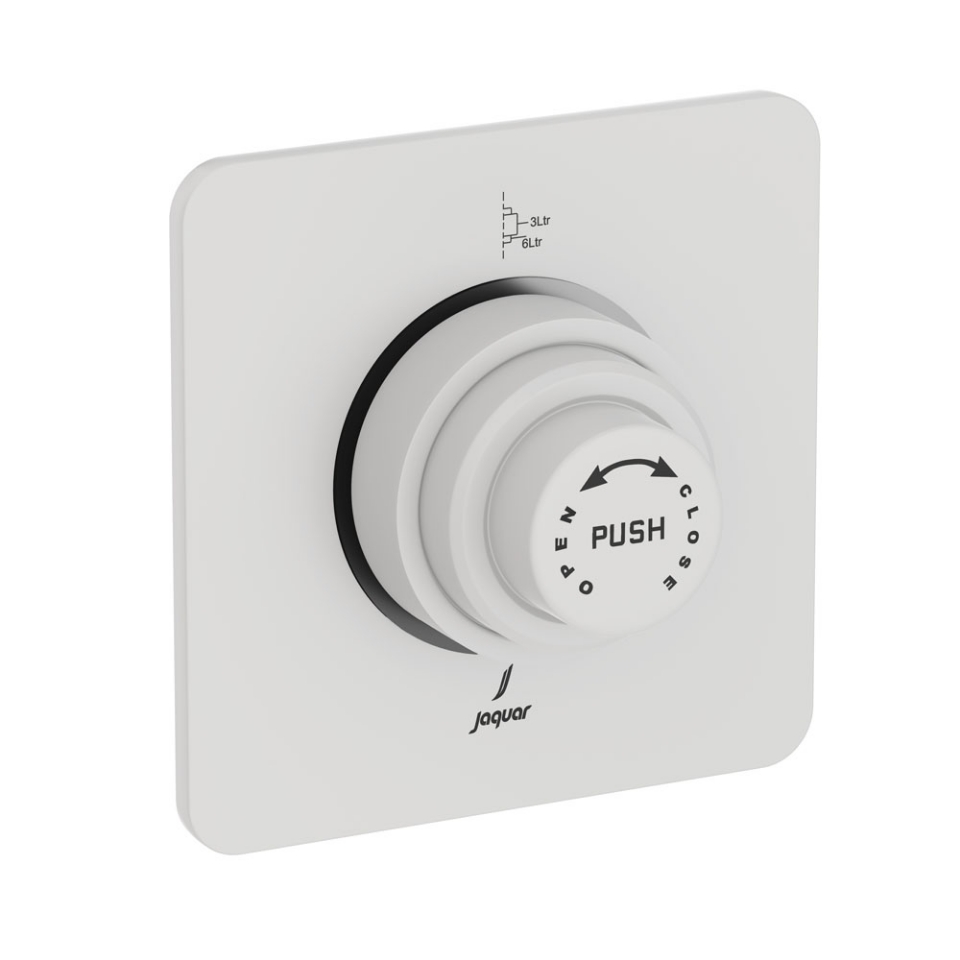 Picture of Metropole Dual Flow In-wall Flush Valve - White Matt