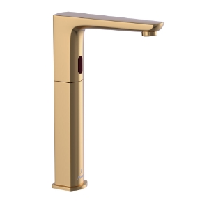 Picture of Kubix Prime High Neck Sensor Faucet - Auric Gold