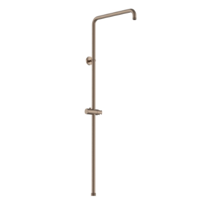 Picture of Exposed Shower Pipe with Hand Shower Holder, L-Type - Gold Dust