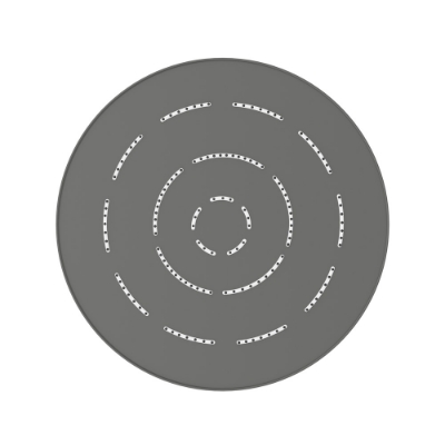 Picture of Single Function Round Shape Maze Overhead Shower - Graphite