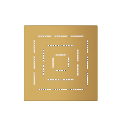 Picture of Square Shape Maze Overhead Shower - Gold Matt PVD