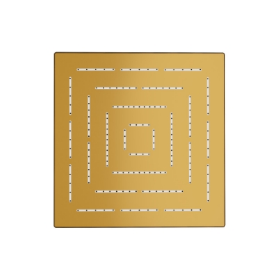 Picture of Square Shape Maze Overhead Shower - Gold Matt PVD