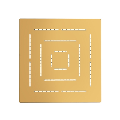 Picture of Square Shape Maze Overhead Shower - Gold Matt PVD