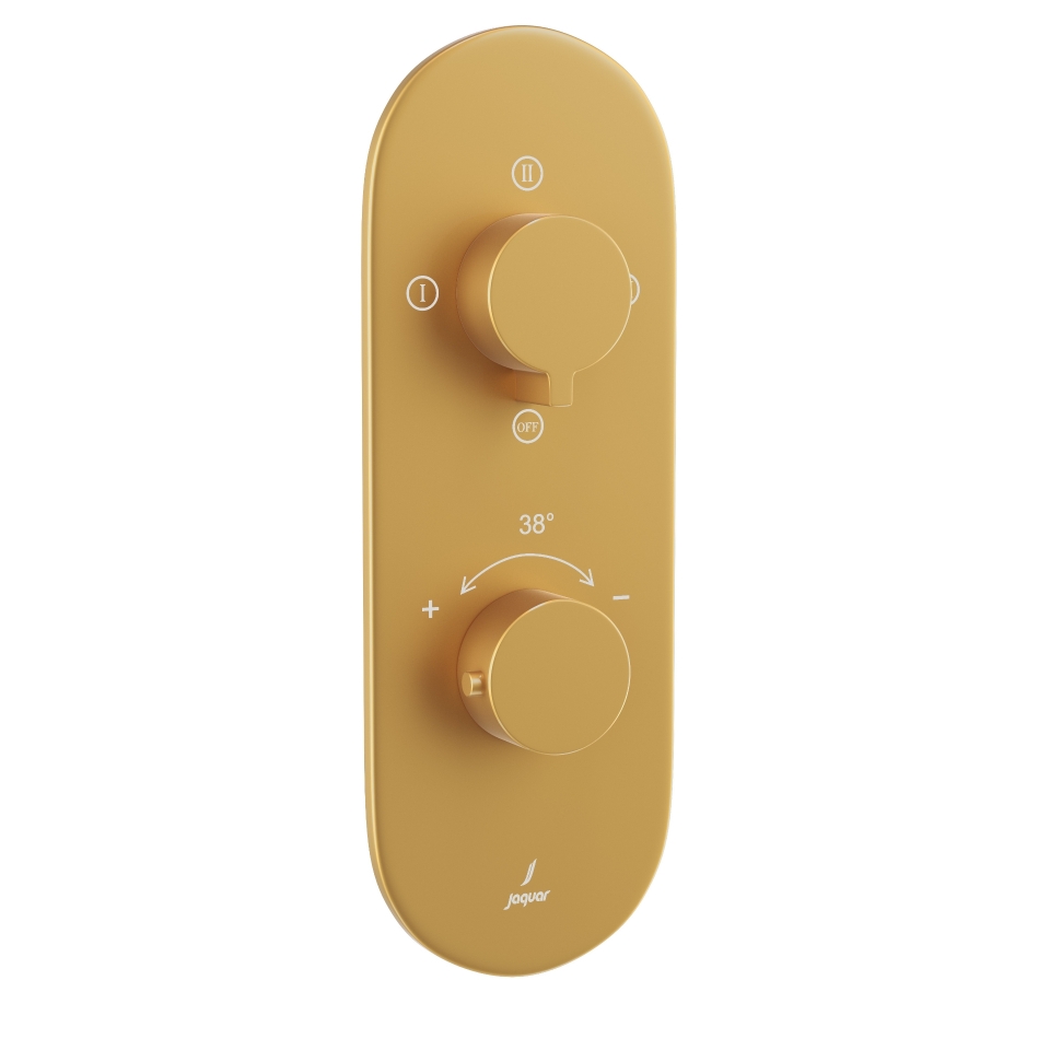 Picture of Aquamax Thermostatic Shower Mixer - Gold Matt PVD