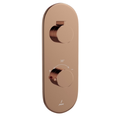 Picture of Aquamax Thermostatic Shower Mixer - Blush Gold PVD