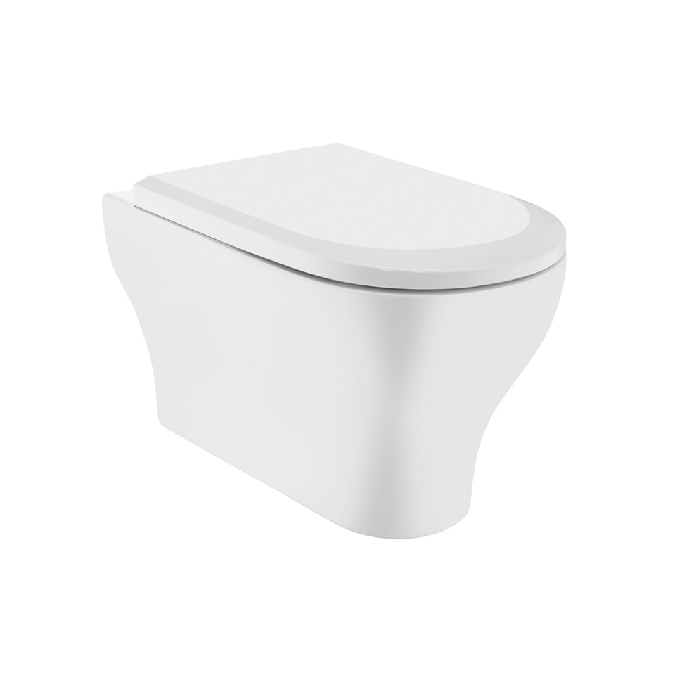 Picture of Rimless Blind Installation Wall Hung WC - White