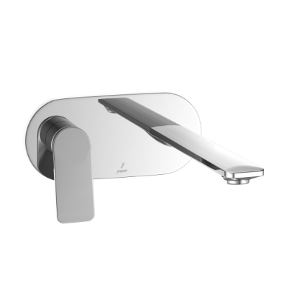 Picture of Exposed Parts of Left Hand Side Operated Single Lever Built-in In-wall Manual Valve 