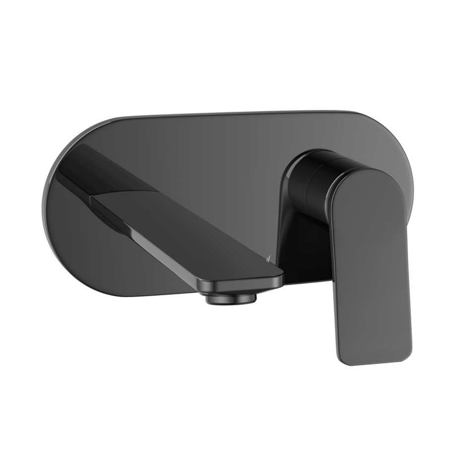 Picture of Exposed Parts of Single Lever Built-in In-wall Manual Valve - Black Chrome