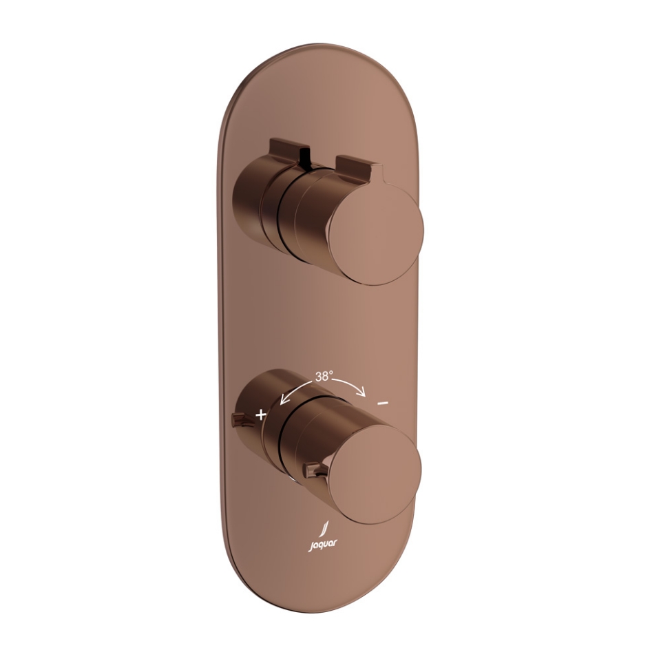 Picture of Aquamax Thermostatic Shower Mixer - Blush Gold PVD