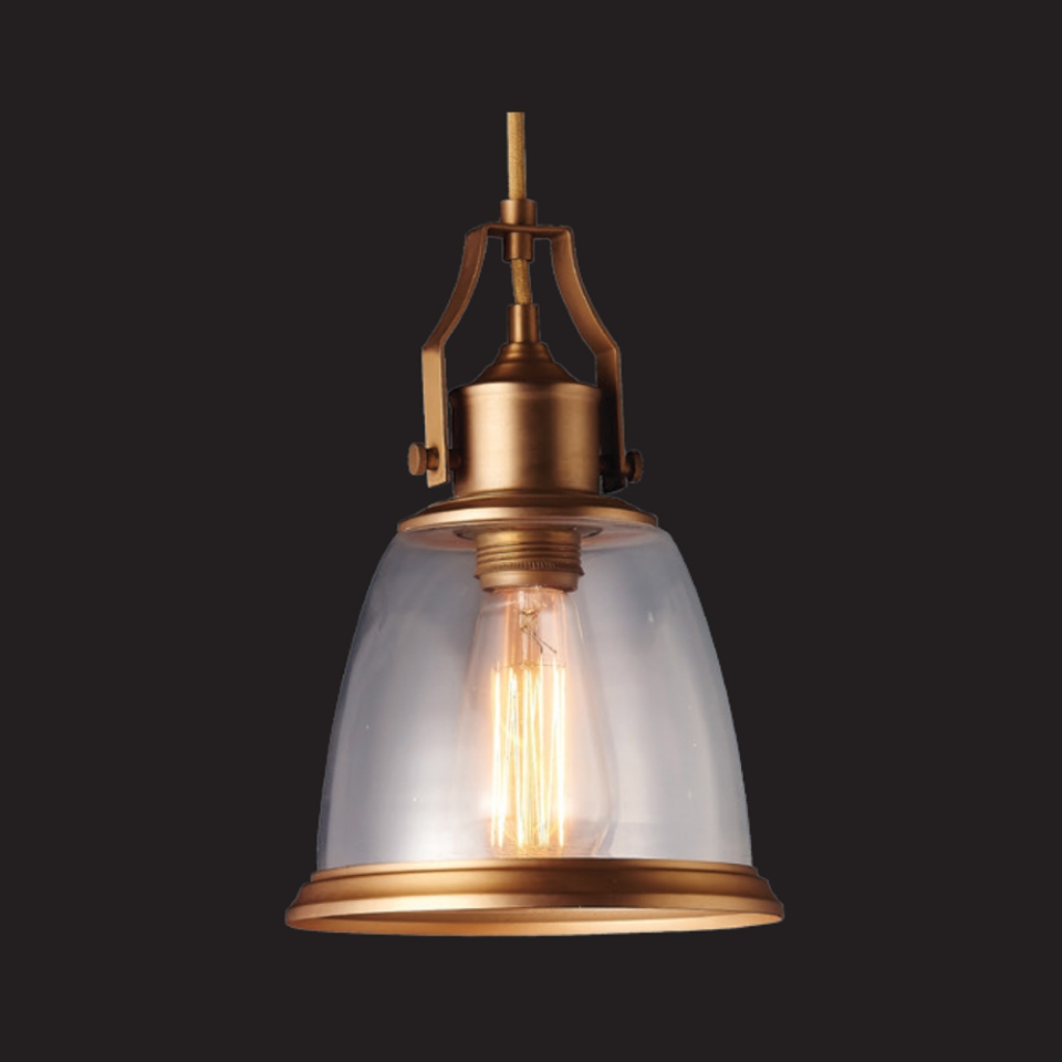 Picture of 1 LT Copper Plated glass Pendant
