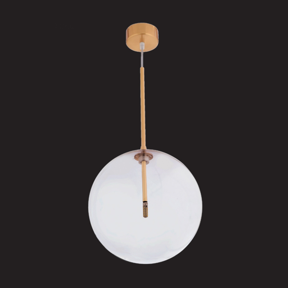 Picture of 1 Light Clear Glass Pendant