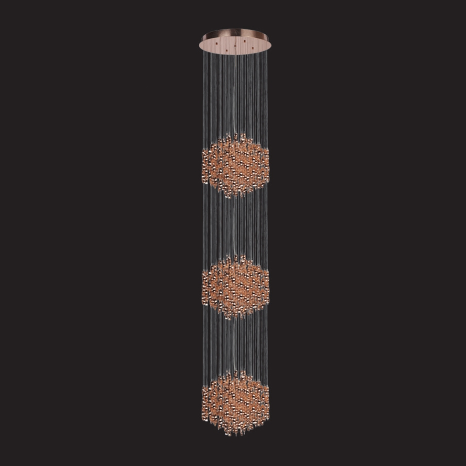 Picture of 3 Tier Metal string Ceiling Light