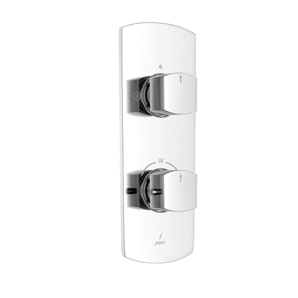 Picture of Kubix Prime Aquamax Exposed Part Kit of Thermostatic Shower Mixer with 2-way diverter