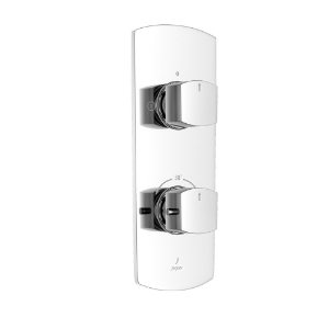 Picture of Kubix Prime Aquamax Exposed Part Kit of Thermostatic Shower Mixer with 2-way diverter - Chrome